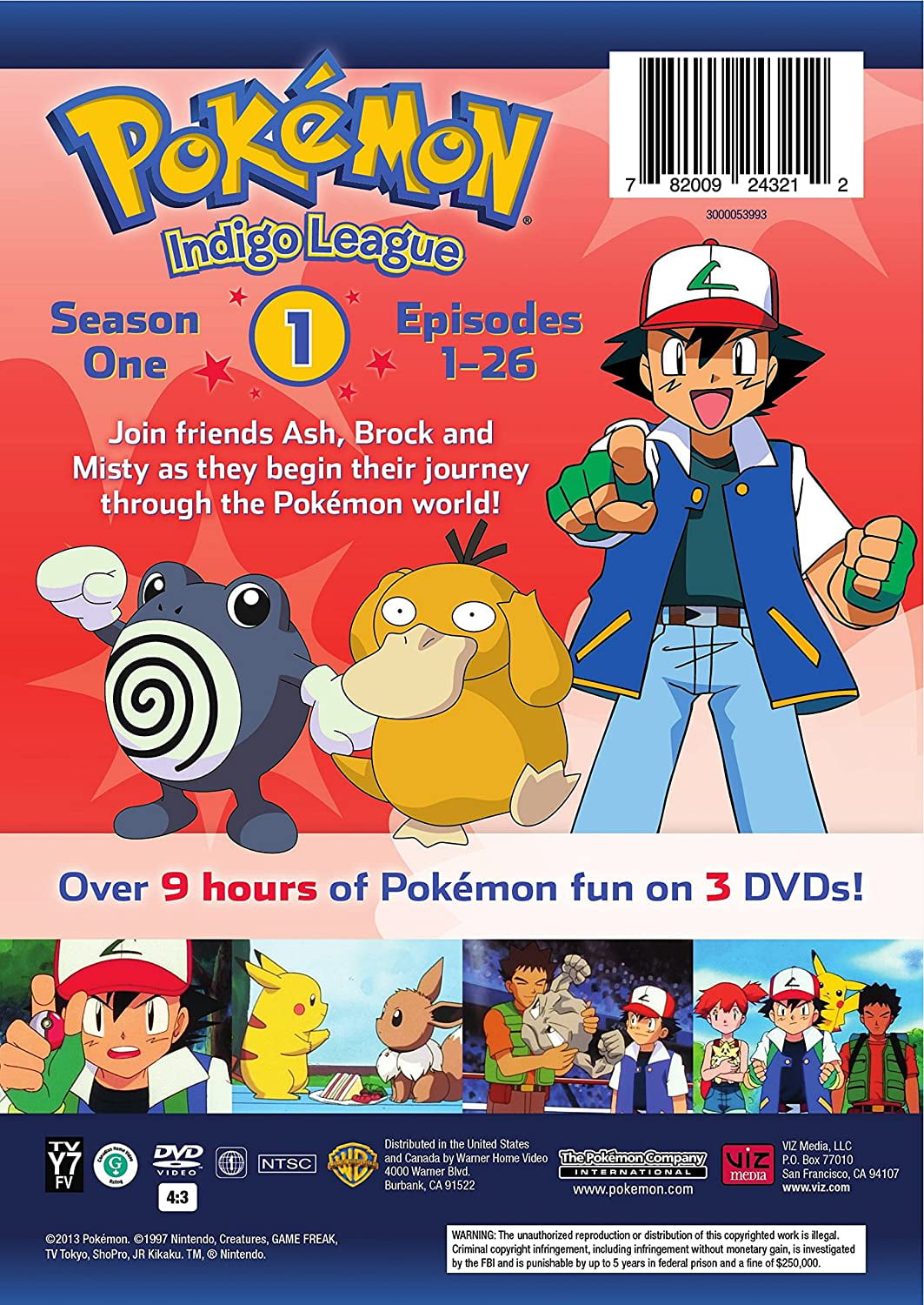 Pokemon Season One: League ( (DVD)) -