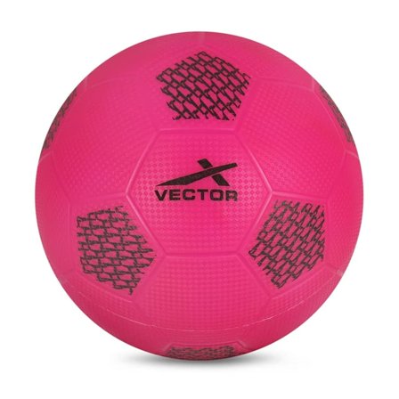 Vector X Pvc SOFT KICK Football Indoor & Outdoor Ball | Durable & Water-resistant Football For Practice | Training | Color Pink | Pack Of 1 | Size 2 Suitable For Kids