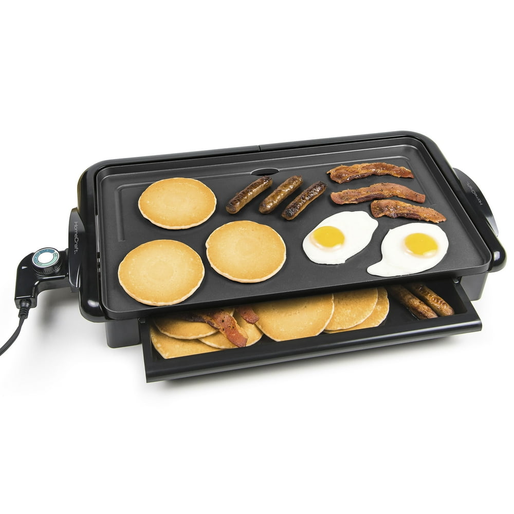 NOSTALGIA NGD200 NONSTICK GRIDDLE W DRAW