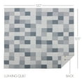 thumbnail image 5 of VHC Brands Sawyer Mill Patchwork Chambray Cotton Farmhouse Pre-Washed Luxury King Bedding Accessory, Lux Quilt 120x105, Blue Denim, 5 of 6