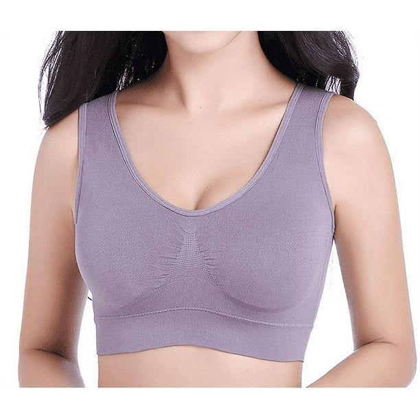 Workout Sports Bra Supportive Ribbed Solid Sports Bras Running for Women  Adjustable Strap Compression High Impact Gym, A, Small : :  Clothing, Shoes & Accessories