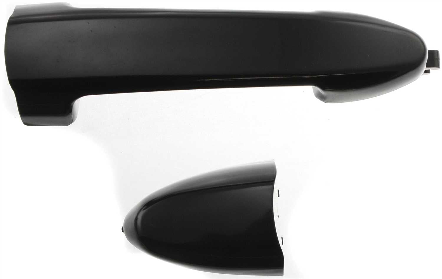Replacement F462507 Exterior Door Handle Compatible with 2008-2012 Ford Escape 2008-2011 Mazda Tribute Front - Rightor Rear Left Driver or Right Passenger Smooth Black