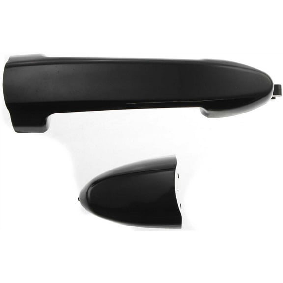 Exterior Door Handle Compatible with 2008-2012 Ford Escape Front, Passenger Side or Rear, Driver or Passenger Side Smooth Black