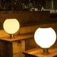 thumbnail image 3 of Farol de exterior impermeable IP55, luz LED de acero inoxidable alimentada por energía solar para postes de puertas y casas de campo, 3 of 5