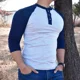 thumbnail image 2 of Playera Manga Ranglan 3/4 Con Broches Diferentes Colores, 2 of 4