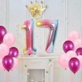 thumbnail image 3 of 7th Birthday Girl Balloon, Pink Number 7 Balloon, Pink Number Helium Balloon, 7 Year Girl Balloon, 7 Year Old Birthday Balloons, 3 of 4