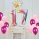 thumbnail image 3 of 7th Birthday Girl Balloon, Pink Number 7 Balloon, Pink Number Helium Balloon, 7 Year Girl Balloon, 7 Year Old Birthday Balloons, 3 of 4