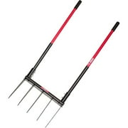 Bully Tools Steel Broadfork with 2 Fiberglass Handles