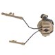 thumbnail image 2 of Rotary Tactical Helmet Adapter Set Paintball Headset Holder Headphone Accessory for 19-21mm Guide Rail (Mud Color), 2 of 3