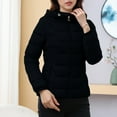 thumbnail image 2 of Fewfanhot Women Winter Clothes Quilted Jacket Lightweight Padding Coat with Pockets, Regular, 2 of 8