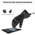 thumbnail image 3 of Savior Heat 7.4V Heated Motorcycle Gloves for Men Waterproof &Touchscreen Winter Glove with Leather Hard Knuckle for Skiing,Snowboarding,Riding, 3 of 12