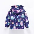 thumbnail image 3 of Girls Boys Winter Warm Fur Windproof Waterproof Hodded Puffer Jacket, 3 of 7