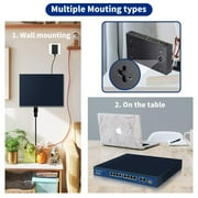 8-Port Gigabit Internet Unmanaged Poe Switch, Home Power over Ethernet Hub Router, Office Network Splitter with Fanless Metal Housing