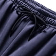 thumbnail image 5 of MXALUOB Men's Fleece Lined Sweatpants Drawstring Elastic Waist Winter Pants with Pockets Full Length Sherpa Lined Warm Sweatpant, 5 of 5