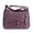 Purple, variant on Women Crossbody Bags Soft PU Leather Purse and Handbags Trendy Lightweight Multi-Pocket Satchel Cross Body Shoulder Bag for Everyday Work Travel, Gray