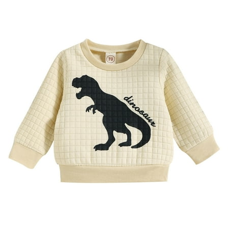 

Qufokar 12-18 Month Boy Clothes Thermal Boys Pack Boys Long Sleeve Cartoon Prints Sweatshirt Tops