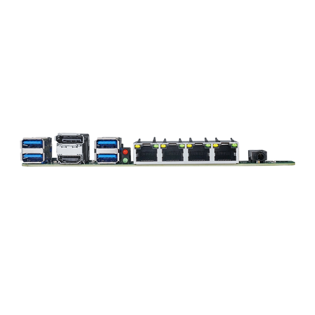 DDR4 ITX Motherboards For Systems 8 Port 4 2.5Gb Networking Interfaces Double Slots for Home Media Center