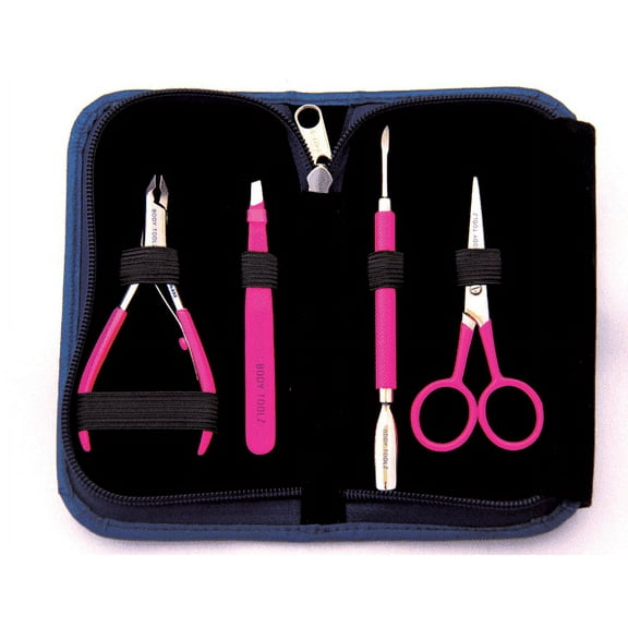 Body Toolz Unisex Manicure Grooming Set. For Nails, Brows & More