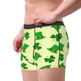 thumbnail image 2 of Goofa St. Patrick's Day Printed Men's Boxer Briefs Underwear, Moisture-Wicking Underwear, Trunk,Soft and Breathable Cotton Underwear-Medium, 2 of 5