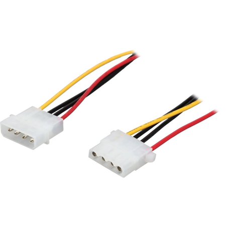 UPC: 0065030854436 | StarTech Molex LP4 Power Extension Cable 18 AWG 1  LP4POWEXT12