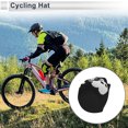 thumbnail image 2 of Gorro de ciclismo Unique Bargains, cálido, cómodo y transpirable, forro de casco duro de acrílico, negro, 24x22cm, 1 pieza, 2 of 7
