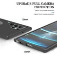 thumbnail image 3 of Samsung Galaxy S22 Ultra Case, Galaxy S22 Ultra Case with HD Screen Protector, [Military Grade] Shockproof Protection Case with 360° Magnetic Ring Holder Kickstand for Samsung S22 Ultra, Black, 3 of 8