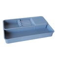 thumbnail image 1 of Porta cuchillos plegable, organizador de utensilios de cocina, multiusos, ahorro de espacio, fácil de almacenar, contenedor de cubiertos para el hogar Gris, 1 of 8