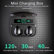 TWS bluetooth Earbuds, IPX5 Waterproof Sport Wireless Headphone with Charging Case