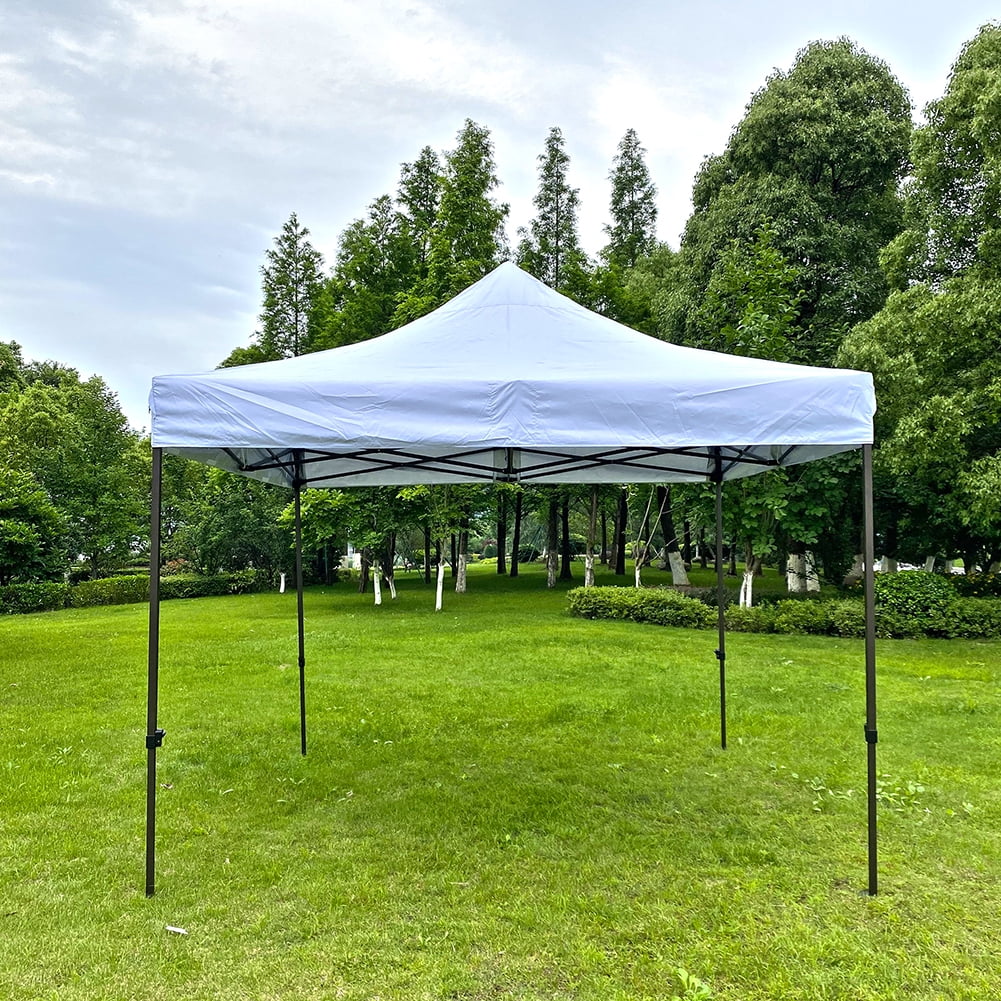 Kepooman Canopy Tent 10 x 10 Ft Pop-up Canopy Beach Canopy Outdoor Shade Event Tent Folding Tent, White Kepooman Canopy Tent 10 x 10 Ft Pop-up Canopy Beach Canopy Outdoor Shade Event Tent Folding Tent, White