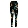 thumbnail image 6 of Christmas Fall Polyester Ankle-Length Spandex Floral Leggings for Women Green Women's Day Autumn And Winter Artistic Splash Printed Soft Stretchy Pants XL, 6 of 6