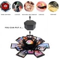 thumbnail image 7 of RECUTMS Black Explosion Box DIY Handmade Photo Album,Gift Box with 6 Faces for Wedding, 7 of 7