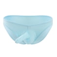thumbnail image 2 of Conjunto de ropa interior sexy transparente de seda helada para hombre, calzoncillos de cintura baja con nariz de elefante, ropa interior para hombre, 2 of 6