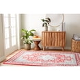 thumbnail image 3 of Home Dynamix Tremont Magnolia Traditional Medallion Area Rug, Red/Grey, 5'2"x7'2", 3 of 6
