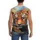 thumbnail image 4 of Balery Colorful Plant Tiger Camisetas sin mangas para hombre, absorbe la humedad y protege contra el mal olor.-Medium, 4 of 7