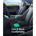 thumbnail image 6 of AOLIGO Gel Seat Cushion for Long Sitting, 17" x 15" Enlarged Thickened Pad, Soft & Breathable Office and Wheelchair Comfort, Cyan, 6 of 11