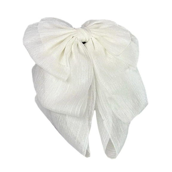 Lingsun Large Hair Bows for Women Big Bow Clip Girl Scarf French Barrette GXJ I3Y1