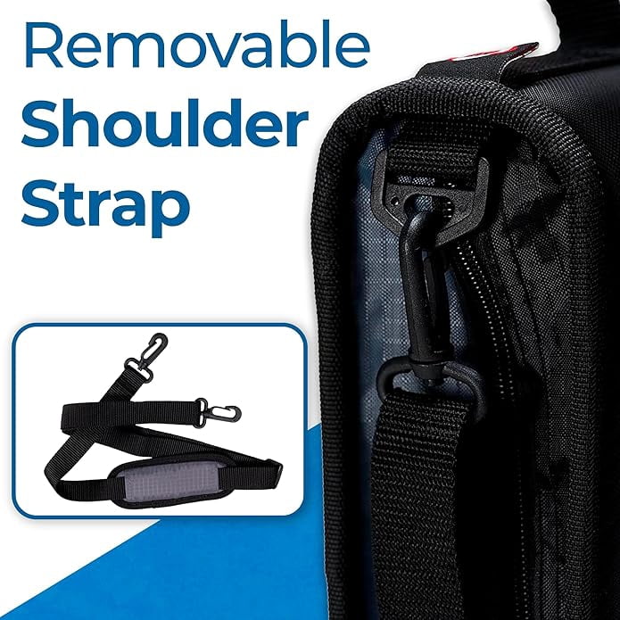 Case-it Universal Zipper Binder with 2 Inch Padded Pocket, Midnight Blue