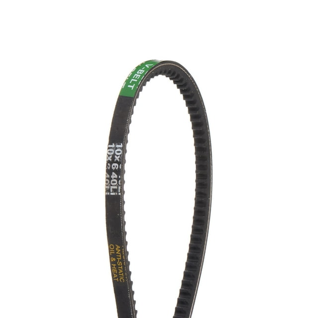 Unique Bargains 640mm Inner Girth 10mm Width Cogged V Belts Rubber Drive Belt