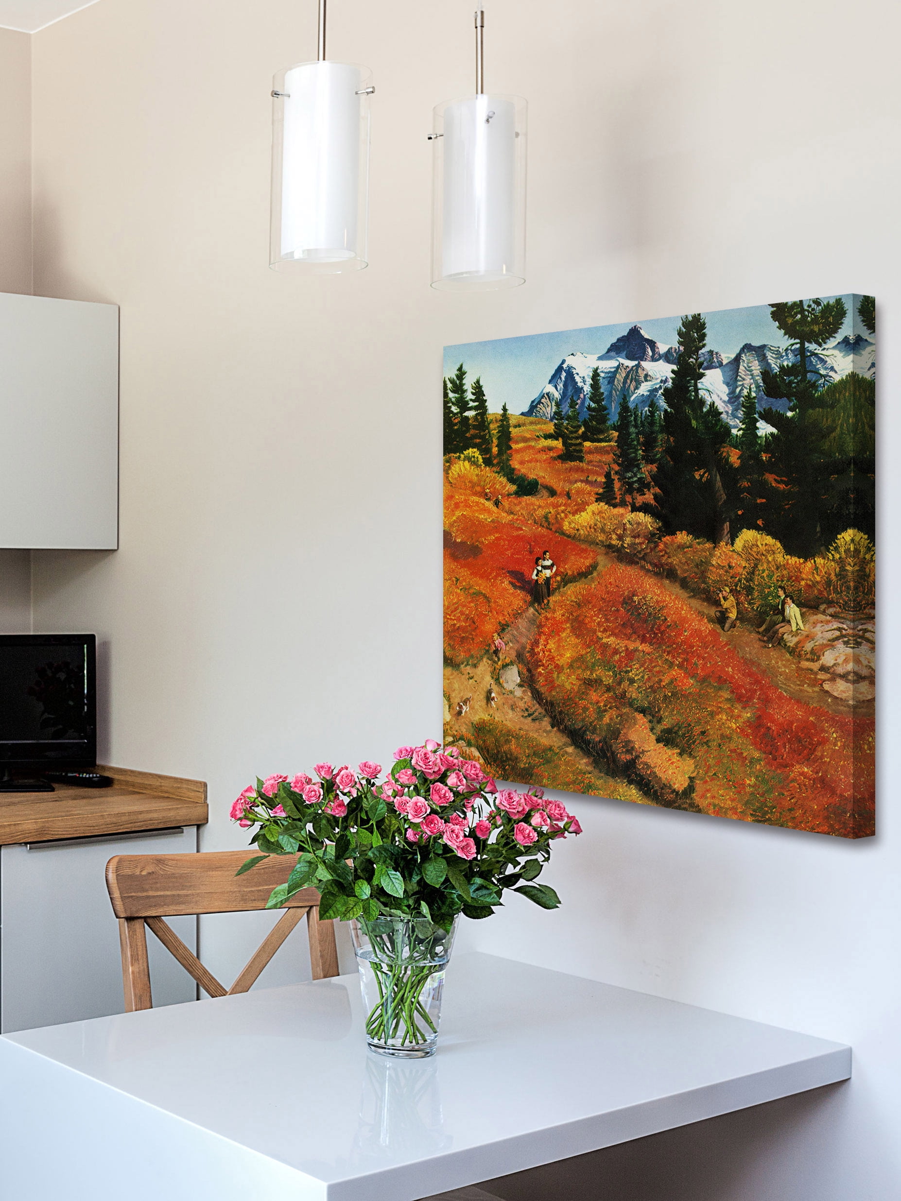 "Fall Photo Op" Painting Print on Wrapped Canvas