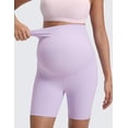 thumbnail image 4 of CRZ YOGA Butterluxe Maternity Biker Shorts 6" Pregnancy Yoga Workout Womens Activewear Buttery Soft, 4 of 4
