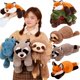 thumbnail image 2 of 45-70cm Super Soft Lazy Fluffy Plush Stuffed Animals Plushie Raccoon Fox Crocodile Sloth Hug Throw Pillow Birthday Gift Boy Girl, 2 of 5