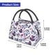 thumbnail image 2 of Fotbe music Skull record mike Bolsa Térmica Portátil con Estampado, Bolsa de Entrega de Alimentos Aislada, Bolsa Reutilizable de Gran Capacidad para Comidas y Supermercado, 2 of 6