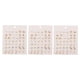 thumbnail image 1 of 3x 21 Pares de Aretes Vintage Boho Estrella Triángulo Forma de Bloqueo de Llave, 1 of 9