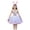 White, variant on Godom Girls Dresses Summer Dresses Ruffle Sleeve Tiered Swing Casual Sundress Tween Kid Off Shoulder Dresses