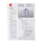 JBL Professional All Weather AWC62 2-way Indoor/Outdoor Speaker Black AWC62BK