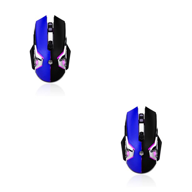 Moyic Ratón ergonómico de escritorio con cable USB, ratón RGB de 6 botones para juegos, hogar, oficina, PC, Gamer, portátil, accesorios Type1 NO1