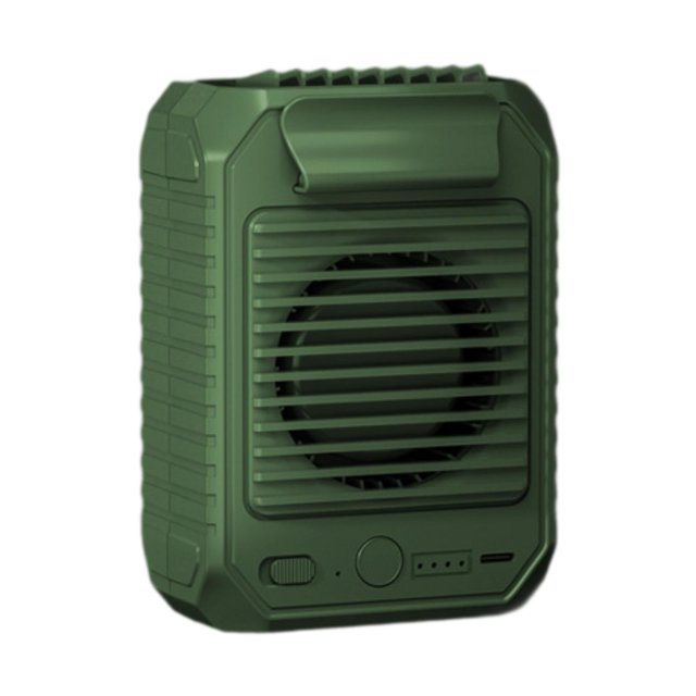 Ventilador de cintura, ventilador de mesa, ventilador Personal silencioso, potente ventilador circulador de aire, pequeño ventilador de refrigeración Verde