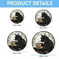 thumbnail image 6 of Customized Regal Victorian Black Cat Ornament Window Hanging Suncatcher, Suncatcher Christmas Halloween, 2025, Holiday Decoration, 2025, Festive Home Accent, Memorable, 6 of 6