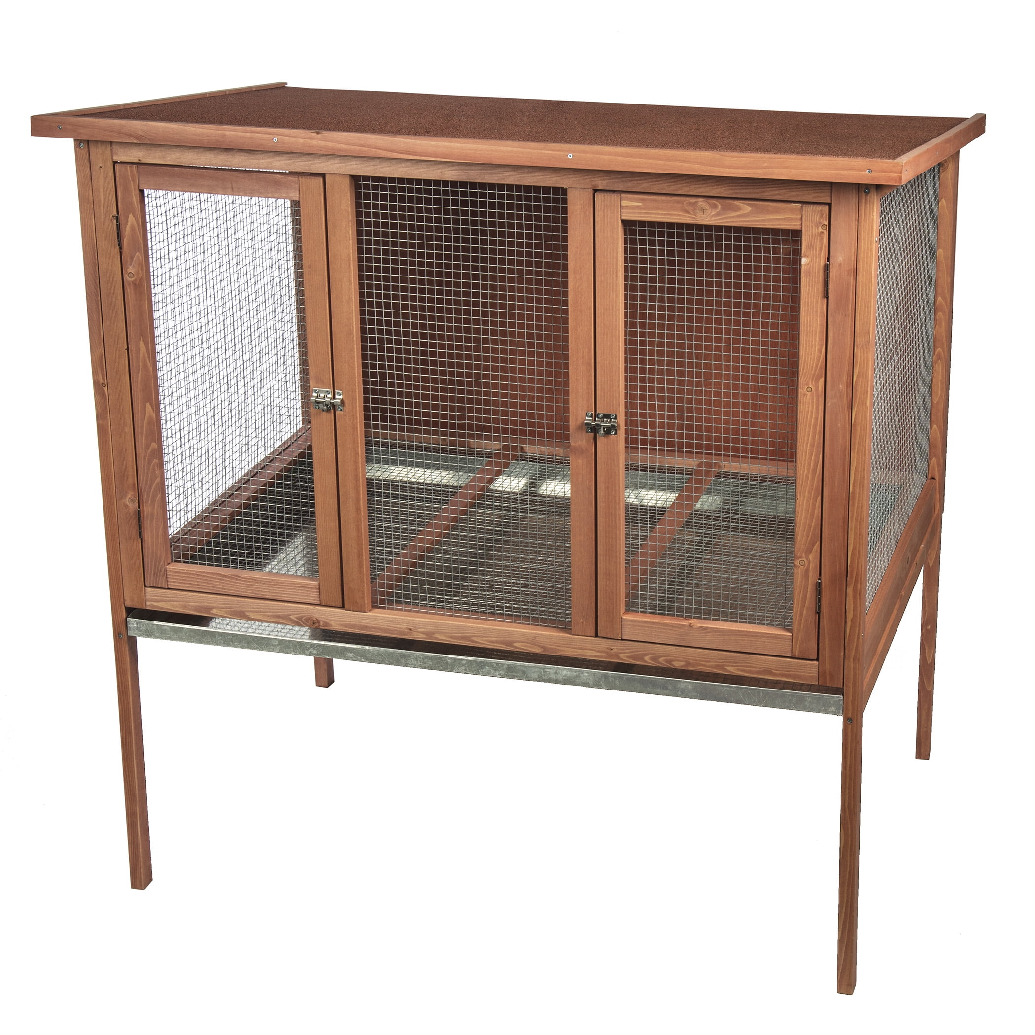 Heavy Duty Double Rabbit Hutch