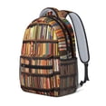 thumbnail image 2 of Waterproof School Backpack for Teens - Ergonomic Book Lover Backpack with Spinal Support, Breathable Straps & Durable Lightweight Design for College Students & Commuters, 2 of 6
